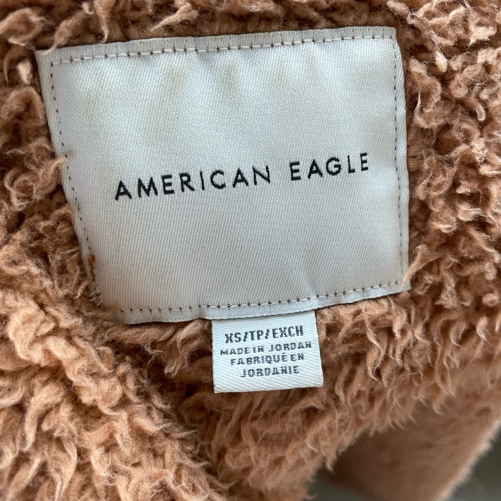 American Eagle fleece zip up hoodie